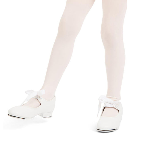 356 Capezio Adult Shuffle Tap Shoe (White)