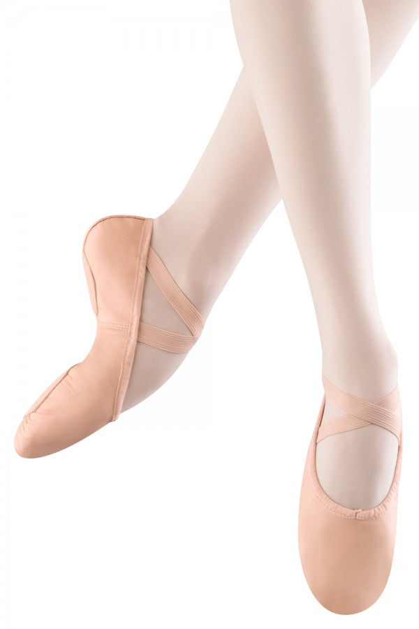 S0208L Bloch Split Sole Leather Ballet Slipper - Pink