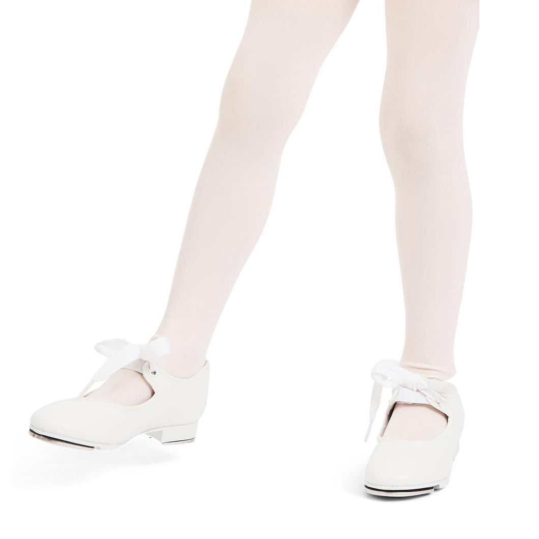356C Capezio Child Shuffle Tap Shoe (White)