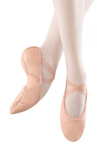 S0203G Bloch Children Split Sole Leather-Canvas Ballet Slipper