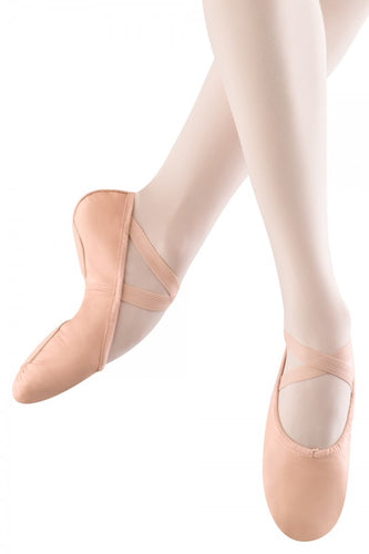 S0208L Bloch Split Sole Leather Ballet Slipper - Pink