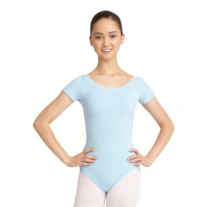 CC400 Capezio Adult Cotton Short Sleeve Leotard