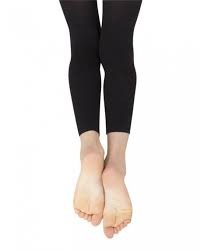 Capezio Hold and stretch black footless tights