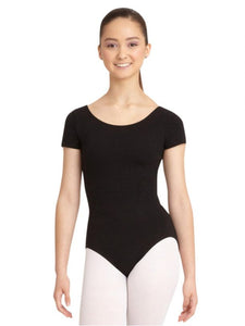 CC400C Capezio Children's Cotton Short Sleeve Leotard